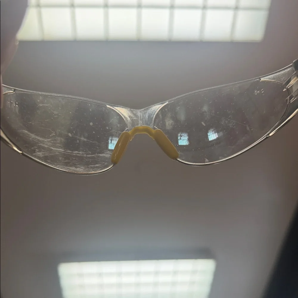 Yellow and Black Safety Glasses